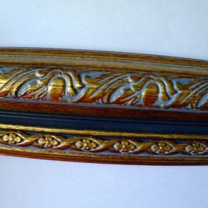 Moldura Oro y Verde cordón   45