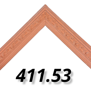 Moldura Naranja relieve bajo  poro c